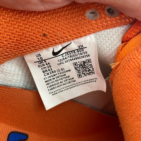 Men’s Nike SB Dunk Low x Grateful Dead Orange Bear 2020 Sneakers. Size 10. - Picture 14 of 17